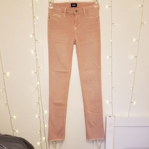 HUDSON Tally Deep Cuff Crop Skinny Jean Size 26
